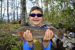 Kids, Fly Fishing Kids,Rainbow Trout, Fly Fishing, Cherokee, Great Smoky Mountains