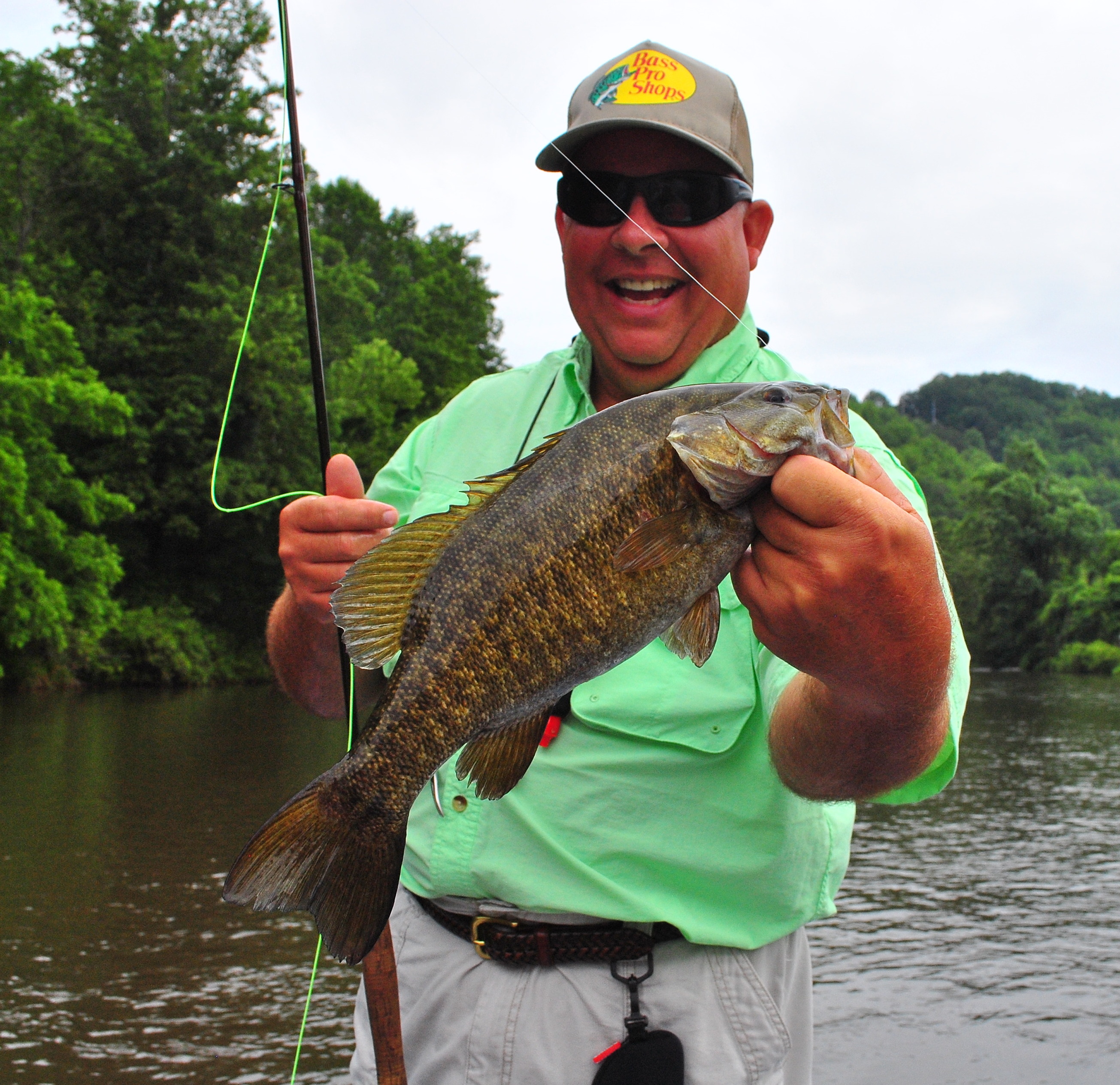 Fly Fishing for Smallmouth Bass, Guided Smallmouth Bass fishing